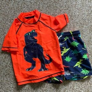 3T carters Dino swimsuit